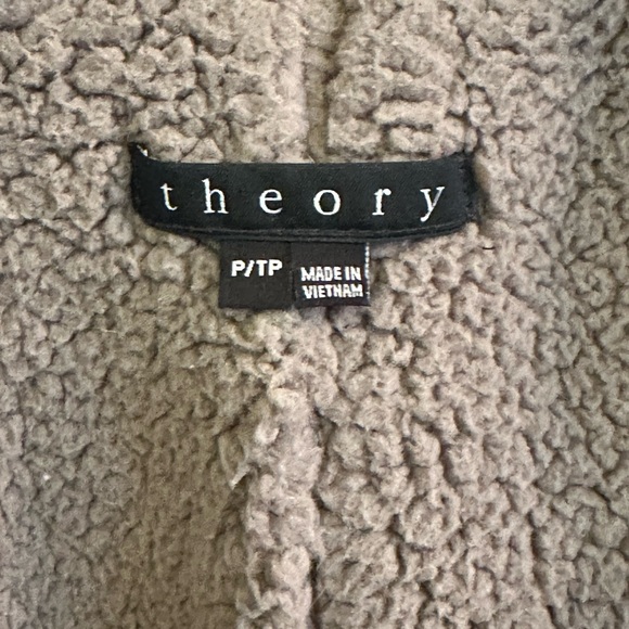 THEORY Cute Winter Vest w/ Hood, New, Army Green, Fur Hood Liner Option, Small - Picture 8 of 15